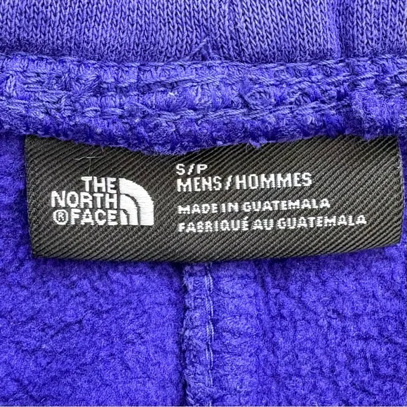 THE NORTH FACE  Men's Purple Jogger Sweatpants Small Logo Cotton Blend - Picture 3 of 9